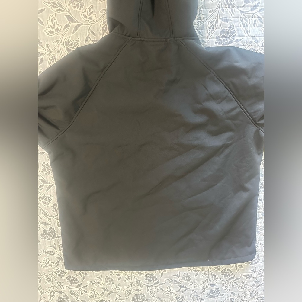 New Balance Black Puffer Jacket with Hood and Relaxed Fit - Picture 10 of 14